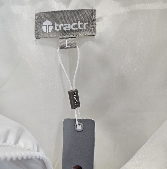 Tractr White Quilted Vest - NWT - Picture 2 of 9